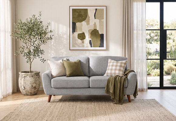 Large 2 Seater Sofas Suit Rooms With Limited Wall Space