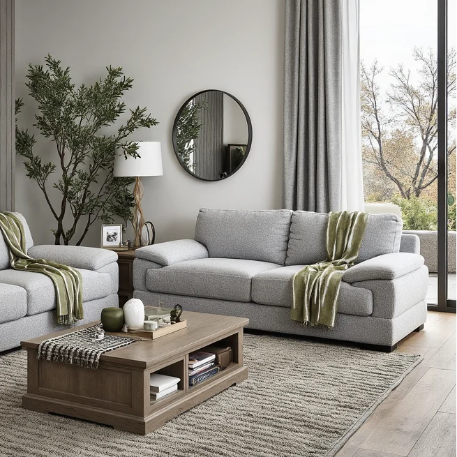 Large 2 Seater Sofas Suit Rooms With Limited Wall Space